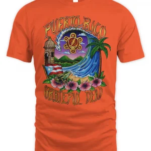 Grateful Dead Merch Puerto Rico United States of Dead Shirt